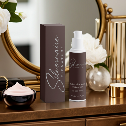 Silvernaire Retinol Alternative Moisturiser - Plant-Based Firming Cream for Sensitive Skin