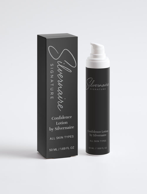 Silvernaire Signature Confidence Lotion for All Skin Types - Premium 50ml Hydrating Facial Moisturizer